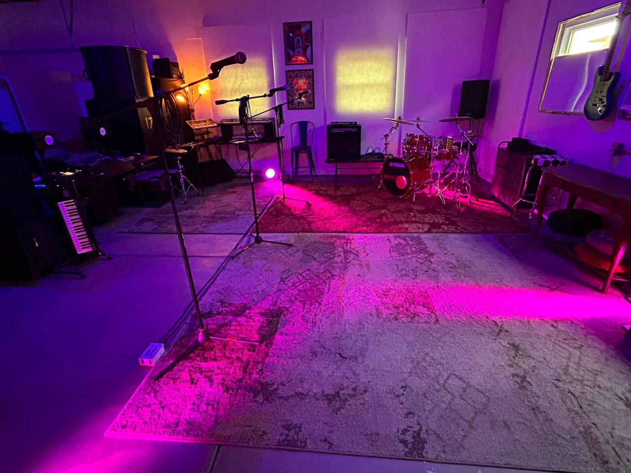 Lighting and various stage plot layouts available